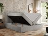 Boxspringbett, Polsterbett mit Bettkasten - PREMIUM-10 - 180x200cm - Hellgrau Stoff - H4 Bild 2