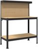 vidaXL Werkbank Schwarz 114 x 54 x 145 cm Sperrholz und Metall 42020127 Bild 2