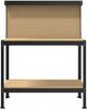 vidaXL Werkbank Schwarz 114 x 54 x 145 cm Sperrholz und Metall 42020127 Bild 5