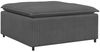 vidaXL Modulares Sofa Fußhocker-Modul Dunkelgrau 100x100x48 cm 4104498 Bild 2