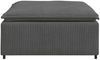 vidaXL Modulares Sofa Fußhocker-Modul Dunkelgrau 100x100x48 cm 4104498 Bild 4