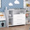 Kinderzimmer-Set Oskar Weiß 3 Teile, mit Wickelkommode, Spielzeugregal und Bücherregal Vicco Bild 5