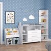 Kinderzimmer-Set Oskar Weiß 3 Teile, mit Wickelkommode, Spielzeugregal und Bücherregal Vicco Bild 4