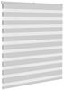 vidaXL Doppelrollo Hellgrau 130x150 cm Stoffbreite 125,9 cm Polyester 4014449 Bild 3