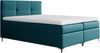 99rooms Nelson Boxspringbett Strukturstoff 160x200 cm Türkis Bild 2