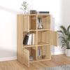 vidaXL Lagerschrank Sonoma-Eiche 60x29,5x90 cm Holzwerkstoff 801137 Bild 3