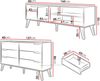 Wohnzimmer-Set Nedila II (Farbe: Cashmere) Bild 5