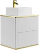Vente-unique - KELIZA Bathroom furniture set Holz, Platte Weiß - B 47 cm x H 54 cm x L 60 cm Bild 3