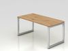Schreibtisch RS16 O-Fuß eckig 160x80cm Grau Gestellfarbe: Silber Bild 3
