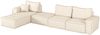Ecksofa Modulsofa 4-teilig SANDE Stoff Alpine Anthrazit Ottomane Links Bild 5