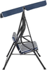 Hollywoodschaukel CHAPLIN Metall Dunkelblau Bild 5