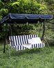 Hollywoodschaukel CHAPLIN Metall Dunkelblau Bild 3