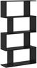 vidaXL Bücherregal Schwarz Eichen-Optik 70 x 24 x 129 cm Holzwerkstoff 879670 Bild 2
