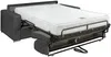 Vente-unique - CALITO Sofa Leder Grau - B 223 cm94 cm x H 99 cm x L 194 cm Bild 3