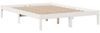 vidaXL Massivholzbett mit Regal ohne Matratze Weiß 140x190 cm Kiefer 3321619 Bild 5