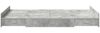 vidaXL Aufbewahrungsbettgestell Beton Grau 120 x 200 cm Holzwerkstoff 3335304 Bild 5