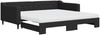 vidaXL Tagesbett Ausziehbar mit Matratzen Schwarz 100x200 cm Stoff 3197451 Bild 2