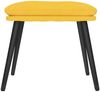 vidaXL Fußhocker Senfgelb 45 x 29,5 x 39 cm Stoff [341500] Bild 3