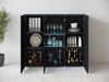 Home affaire Highboard Vera, Highboard mit 4 Türen, 9 Fächern, verglasten Türen Bild 4