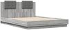 vidaXL Bettgestell mit Kopfteil Grau Sonoma 120x200 cm Holzwerkstoff 3209931 Bild 3