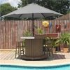 Yaheetech Sonnenschirm ∅ 223/270/294/327 cm, Gartenschirm mit Kurbel, Neigbar, UV Schutz 50+ Bild 3