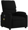 vidaXL Massagesessel Elektrisch Schwarz Stoff 3204814 Bild 4
