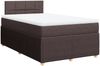 vidaXL Boxspringbett mit Matratze Dunkelbraun 120x200 cm Stoff 3289726 Bild 3
