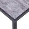 vidaXL Esstisch Schwarz und Betongrau 120 x 60 x 75 cm MDF 281857 Bild 4