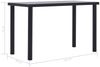 vidaXL Esstisch Schwarz und Betongrau 120 x 60 x 75 cm MDF 281857 Bild 5