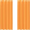 vidaXL Voile Vorhänge mit Ösen 2 Stk. Orange 140x225 cm 4102091 Bild 2