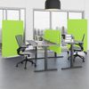 Rheinland Möbel FocusWall STWR0814 – Akustik-Stellwand 800×1400 mm in Stofffarbe Madura inkl. Rollen – Mobile Schreibtisch-Trennwand für Büro & Homeoffice – Schallschutz – Made in Germany Bild 3