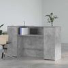 vidaXL Empfangstheke Betongrau 180x50x103,5 cm Holzwerkstoff 3324208 Bild 3