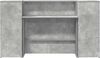 vidaXL Empfangstheke Betongrau 180x50x103,5 cm Holzwerkstoff 3324208 Bild 5