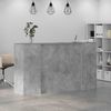 vidaXL Empfangstheke Betongrau 180x50x103,5 cm Holzwerkstoff 3324208 Bild 4