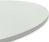Dekor Spanplatte 19mm Tischplatte rund melaminharzbeschichtet grau mit ABS Kante Umleimer - Größe 120 x 120 cm - Höhe 1,9 cm - Farbe Lichtgrau Bild 4