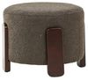 ebuy24 Pouf Coffey Pouf, Hocker Ø52,5cm braun, dunkelgrau. (1-St) Bild 4