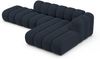 Micadoni Modulares Ecksofa offen Lupine 5-Sitzer Rechts Chenille Eden Marineblau Bild 3