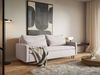 Selsey 'Umpro' 3-Sitzer Sofa mit Schlaffunktion und Bettkasten, Chenille, Hellbeige Bild 3