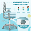 Kinderschreibtisch höhenverstellbar Schülerschreibtisch mit Kinder Schreibtischstuhl für 3-10 J. Kinder Blau Bild 3