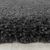 Hochflor Teppich Francesca rund - 160 cm Durchmesser - Grau Bild 2