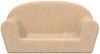 vidaXL Kindersofa 2-Sitzer Creme Weicher Plüsch 356989 Bild 3
