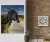 Queence Garderobe - "Alani" Druck auf hochwertigem Arcylglas inkl. Edelstahlhaken und Aufhängung, Format: 100x120cm Bild 2