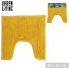 Urban Living Badematte WC-Vorleger mit Ausschnitt Toilettenvorleger, Polyester, Rückseite mit rutschhemmender Beschichtung Bild 2