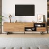 TV-Schrank 173 x 38 x 48 cm in Holzoptik mit 2 Türen, 2 Schubladen und Kabeldurchführungen Bild 2