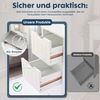 DUMOS Badkommode Badezimmerkommode mit 3 Schubladen (Badezimmerschrank), Schrank mit verstellbarem Regalbrett und 3 Schubladen Bild 4
