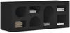 vidaXL TV-Schränk Schwarz 100 x 35 x 40 cm Holzwerkstoff 891265 Bild 3