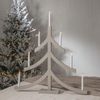 Kerzenleuchter ,Pagod', 7-flammig, lackiertes Holz, beige Bild 2