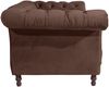 Chesterfield Sofa 2-Sitzer Kaylin Samtvelours braun Bild 3