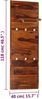 vidaXL Wandgarderobe Massivholz Akazie 118×40 cm 246351 Bild 5