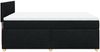 vidaXL Boxspringbett mit Matratze Schwarz 140x200 cm Stoff 3286705 Bild 5